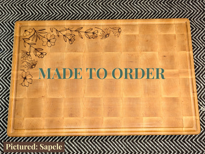 XL Hard Maple End-Grain (Made to Order)