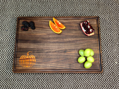 Autumn Project - Edge-Grain with Pumpkin Inlay