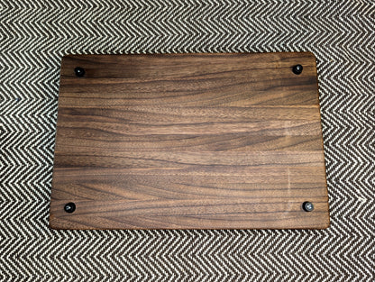 Autumn Project - Walnut Edge-Grain with Pumpkin Inlay (Happy Accident Discount)