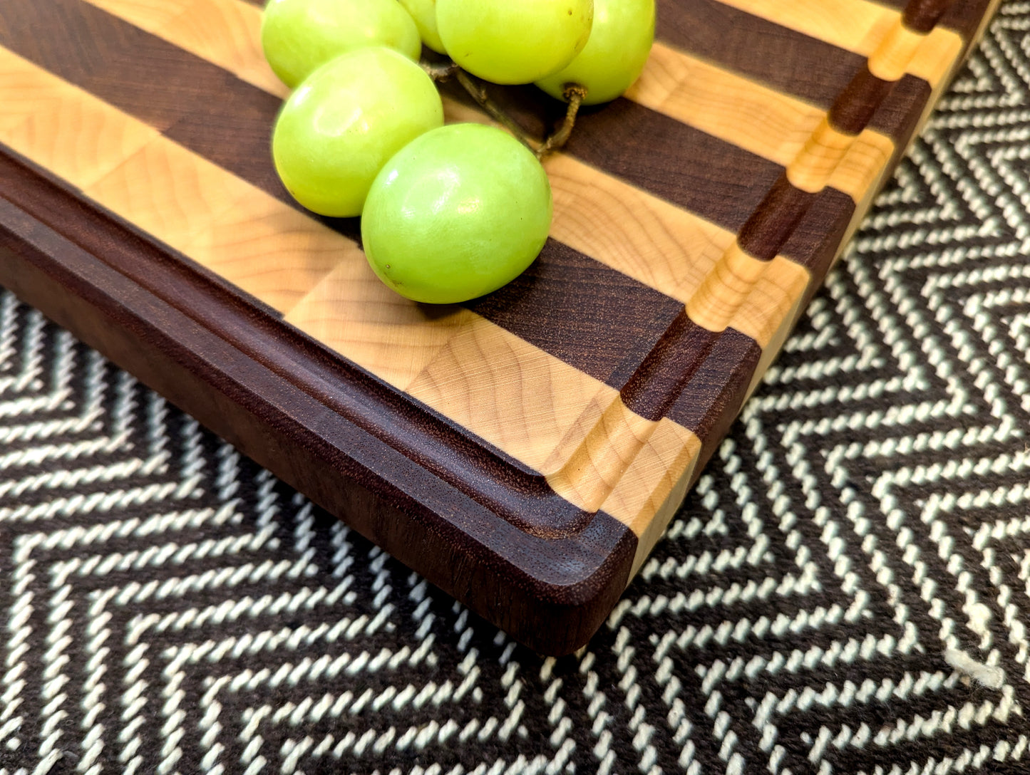 M Maple and Sapele End-Grain - Happy Accident