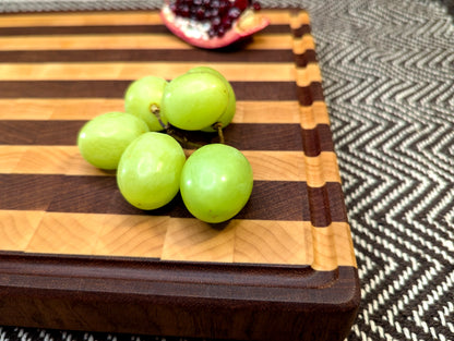 M Maple and Sapele End-Grain - Happy Accident