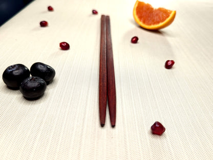 Bloodwood Chopsticks Pair - Happy Accident